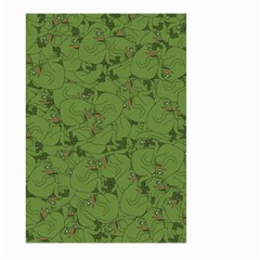 Groyper Pepe The Frog Original Meme Funny Kekistan Green Pattern Large Garden Flag (two Sides) by snek