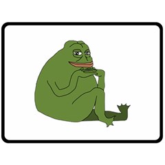 Groyper Pepe The Frog Original Funny Kekistan Meme  Fleece Blanket (large)  by snek