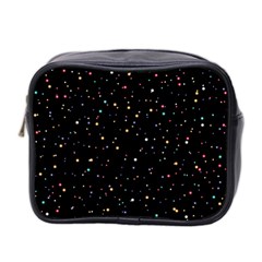 Abstract Colorful Glitters Background Vector Mini Toiletries Bag (two Sides)