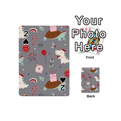 Funny Christmas Pattern Playing Cards 54 Designs (mini)