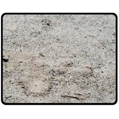 Sand Abstract Fleece Blanket (Medium) 