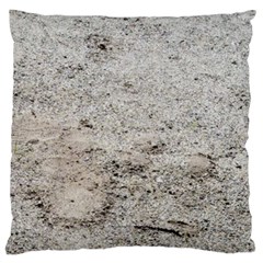 Sand Abstract Large Flano Cushion Case (two Sides) by Fractalsandkaleidoscopes