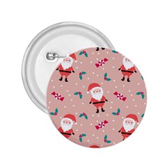 Cute Christmas Santa Seamless Pattern 2 25  Buttons