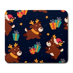 Colorful Funny Christmas Pattern Large Mousepads