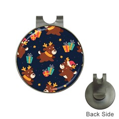 Colorful Funny Christmas Pattern Hat Clips with Golf Markers