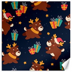 Colorful Funny Christmas Pattern Canvas 20  x 20 