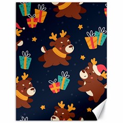 Colorful Funny Christmas Pattern Canvas 18  x 24 