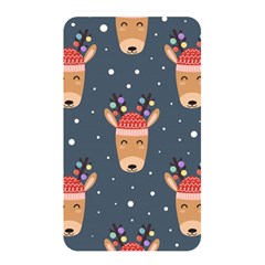 Cute Deer Heads Seamless Pattern Christmas Memory Card Reader (rectangular)