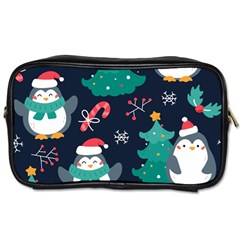 Colorful Funny Christmas Pattern Toiletries Bag (two Sides)