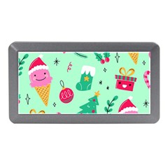 Funny Christmas Pattern Background Memory Card Reader (mini)