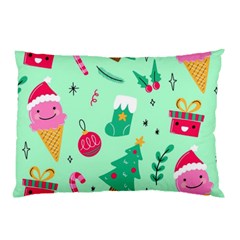 Funny Christmas Pattern Background Pillow Case (two Sides) by Vaneshart