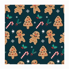 Colourful Funny Christmas Pattern Medium Glasses Cloth (2 Sides) by Vaneshart