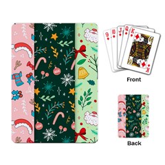 Hand Drawn Christmas Pattern Collection Playing Cards Single Design (rectangle) by Vaneshart