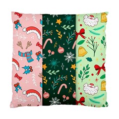 Hand Drawn Christmas Pattern Collection Standard Cushion Case (one Side) by Vaneshart