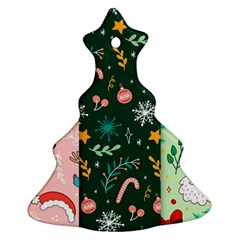 Hand Drawn Christmas Pattern Collection Ornament (christmas Tree)  by Vaneshart