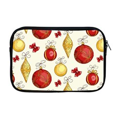 Vintage Christmas Pattern Background Apple Macbook Pro 17  Zipper Case