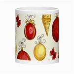 Vintage Christmas Pattern Background Morph Mugs Center