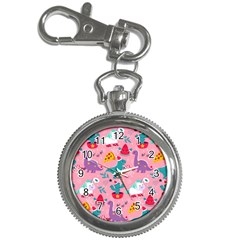 Colorful Funny Christmas Pattern Ho Ho Ho Key Chain Watches