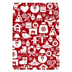 Christmas Seamless Pattern Icons Removable Flap Cover (l)