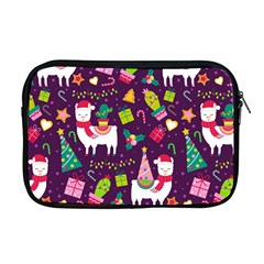 Colorful Funny Christmas Pattern Apple Macbook Pro 17  Zipper Case