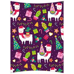 Colorful Funny Christmas Pattern Back Support Cushion by Vaneshart