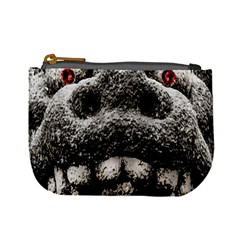 Monster Sculpture Extreme Close Up Illustration 2 Mini Coin Purse by dflcprintsclothing