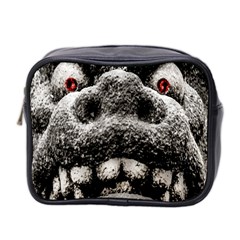 Monster Sculpture Extreme Close Up Illustration 2 Mini Toiletries Bag (two Sides)