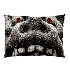 Monster Sculpture Extreme Close Up Illustration 2 Pillow Case (two Sides) by dflcprintsclothing