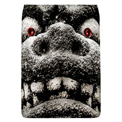 Monster Sculpture Extreme Close Up Illustration 2 Removable Flap Cover (l) by dflcprintsclothing