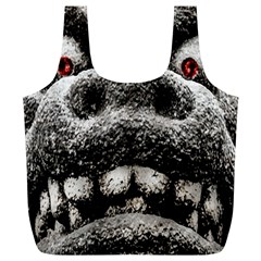 Monster Sculpture Extreme Close Up Illustration 2 Full Print Recycle Bag (xl) by dflcprintsclothing