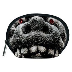 Monster Sculpture Extreme Close Up Illustration 2 Accessory Pouch (medium) by dflcprintsclothing