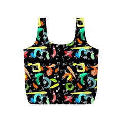 Music 2 Full Print Recycle Bag (s) by ArtworkByPatrick