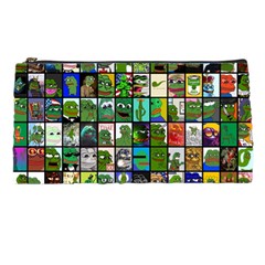 Pepe The Frog Memes Of 2019 Picture Patchwork Pattern Pencil Cases by snek