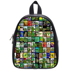 Pepe The Frog Memes Of 2019 Picture Patchwork Pattern School Bag (small) by snek