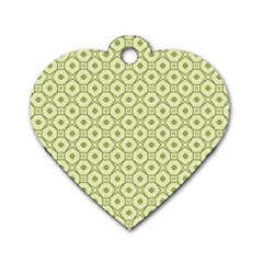 Df Codenoors Ronet Dog Tag Heart (one Side)