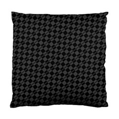 Damiers Abstrait Gris/noir Standard Cushion Case (one Side)