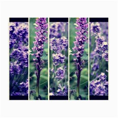 Collage Fleurs Violette Small Glasses Cloth