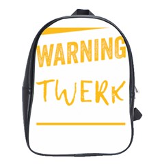 Twerking T-shirt Best Dancer Lovers & Twirken Twerken Gift | Booty Shake Dance Twerken Present | Twerkin Shirt Twerking Tee School Bag (large) by reckmeck