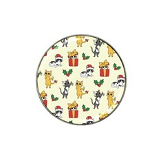 Christmas Funny Pattern Cat Hat Clip Ball Marker (10 Pack) by Vaneshart