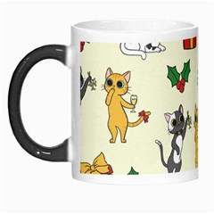 Christmas Funny Pattern Cat Morph Mugs by Vaneshart