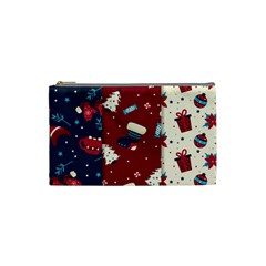 Flat Design Christmas Pattern Collection Art Cosmetic Bag (small) by Vaneshart