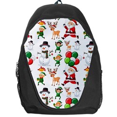 Seamless Pattern Christmas Backpack Bag