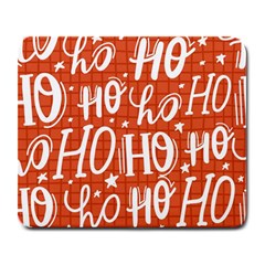 Ho Ho Ho Lettering Seamless Pattern Santa Claus Laugh Large Mousepads