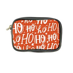 Ho Ho Ho Lettering Seamless Pattern Santa Claus Laugh Coin Purse by Vaneshart