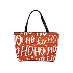 Ho Ho Ho Lettering Seamless Pattern Santa Claus Laugh Classic Shoulder Handbag