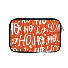 Ho Ho Ho Lettering Seamless Pattern Santa Claus Laugh Apple Macbook Pro 13  Zipper Case