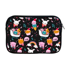 Colorful Funny Christmas Pattern Merry Xmas Apple Macbook Pro 17  Zipper Case