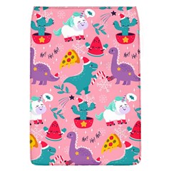 Colorful Funny Christmas Pattern Ho Ho Ho Removable Flap Cover (l)