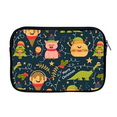 Colorful Funny Christmas Pattern Merry Christmas Xmas Apple Macbook Pro 17  Zipper Case