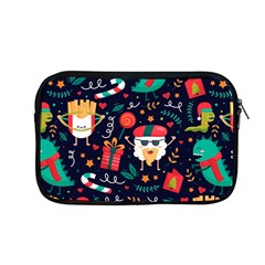 Colorful Funny Christmas Pattern Cute Cartoon Apple Macbook Pro 13  Zipper Case by Vaneshart